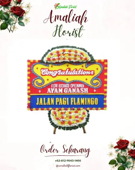 Sewa Papan Bunga Tanjungkarang Timur